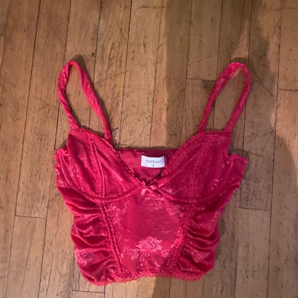 Outcast Other - Gorgeous Pink bralette. Size small. NWT!!